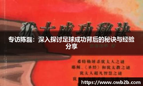专访陈磊：深入探讨足球成功背后的秘诀与经验分享